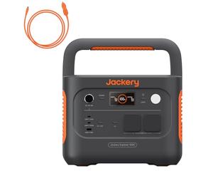 Station Électrique Portable Jackery Explorer 1000 v2 avec Câble de Charge de Voiture, 1070Wh Batterie LiFePO4, 1500W Sortie, 6 Ports de Sortie, Générateur Solaire pour Plein Air, Camping, Urgence
