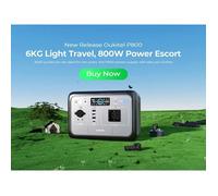 Station électrique portable Oukitel P800 512Wh 800W 160,000mAh 700W UPS