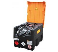 Station essence KS Easy Mobil 190 litres ADR - Pompe manuelle - Avec capot - CEMO