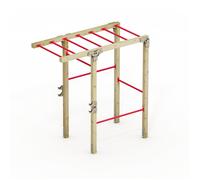 Station fitness extérieure WICKEY FIT Base 425 - tour de musculation et calisthenics pour jardin - 5 ans de garantie*