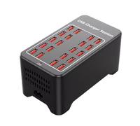 Station Hub de Chargeur USB Multi 300W, 60 Ports, Chargeur Mural à Charge Rapide(100W 20 Port)