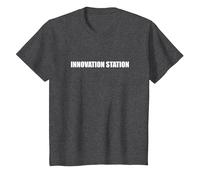 Station Innovation T-Shirt, Enfant, Chiné Foncé, 3 Ans