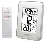 Station La Crosse Technology WS6810WHI-SIL avec témpérature intérieure et extérieure Blanc et Argent