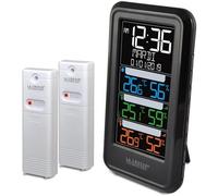La Crosse Technology - WS6813 Station de Température avec 2 capteurs thermo/hygro et LCD coloré