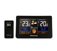 Station météo 3 en 1 avec Wi-fi, app et capteur extérieur sans fil , noir - Buienradar - BR900 - Noir