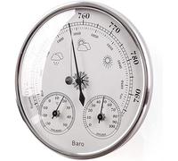 Station météo 3 en 1 for l'intérieur et l'extérieur, baromètre, thermomètre hygromètre à cadran