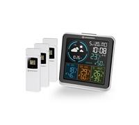 Station météo Quatre Zones Bresser 7000027 Argent et Noir Argent / Noir H