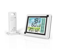 Station Météo À Écran Tactile Sans Fil, Capteur De Prévision Extérieur, Rétro-éclairage, Hygromètre Température, Moniteur D'humidité Intérieure Et Extérieure Précis Rapide Surveillance Temps Réel(A)