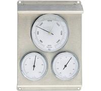 Station météo analogique analogique TFA Dostmann 20.2010.60 acier inoxydable