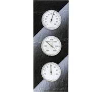 TFA Dostmann 20.3018 Station météo analogique en Ardoise, baromètre, theromètre, hygromètre, L 140 x l 40 x H 370 mm
