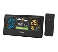 Station météo avec capteur sans fil - Sencor - SWS 4100 B Noir
