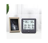 Station MéTéO avec Capteurs Sans Fil IntéRieur/ExtéRieur, ThermomèTre NuméRique, HygromèTre, éCran LCD LED, ThermomèTre (Blanc)