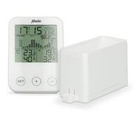 Alecto WS-1200 Station météo sans fil avec capteur extérieur sans fil pour mesurer la température, l'humidité et les précipitations Blanc