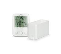 Alecto WS-1200 Station météo sans fil avec capteur extérieur sans fil pour mesurer la température, l'humidité et les précipitations Blanc