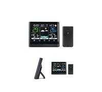 STATION METEO COULEUR AVEC PREVISIONS 1 SONDE EXT FOURNIE PRESSION ATMOSPHEQUE HORLOGE HYGROMETRE THERMOMETRE