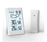STATION METEO - BAROMETRE Station Météo sans fil BALDR B0341 - Horloge HD Écran 20s Rétro-éclairage - Distance de 80m
