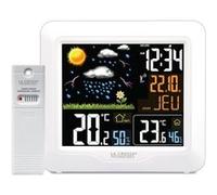 La Crosse Technology - WS6820 Station Météo radio-pilotée avec écran LCD coloré - Blanc