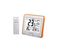 La Crosse Technology Station de températures intérieure/extérieure WS6811 Orange et Blanc