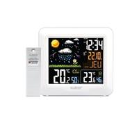 La Crosse Technology - WS6820 Station Météo radio-pilotée avec écran LCD coloré - Blanc