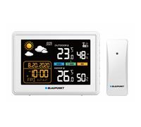 Station météo Blaupunkt, hygrom?tre, pression, prévisions, noir ou blanc.