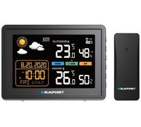 Station météo Blaupunkt, hygromètre, pression atmosphérique, prévisions, WS30BK