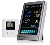 Station météo Bresser 7004380 MeteoTemp anthracite Argent / métal H