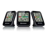 BRESSER Climate Monitor Thermo- / Hygromètre DCF Set de 3 (noir)