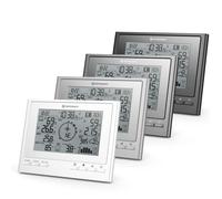 Station météo - BRESSER - ClimateScout 7003100 - Capteur intérieur - Alarme météo - Design moderne