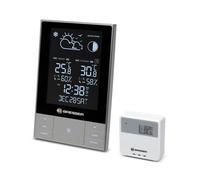 Bresser Station météo Modèle élégant – Prévisions météo, Température, Humidité – NDV Anthracite