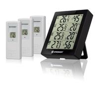 Station météo Bresser Thermo Hygro Temeo Quadro noir