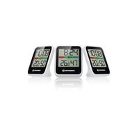 Bresser Station météo Climate Monitor 7000016 – Thermo‑hygromètre DCF – Blanc