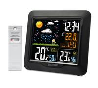 La Crosse Technology - WS6820 Station Météo Radio-pilotée avec Ã‰Cran LCD Coloré - Noir
