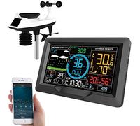 Station météo connectée avec grand écran couleur FWS-1200 avec station de mesure [Infactory]