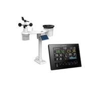 Bresser Station météo WiFi prévision 11 jours, capteur solaire 7-en-1, température, humidité, vent, UV, appli connectée