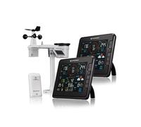 BRESSER Station météo connectée WiFi professionnelle avec station de base additionnelle, mesure de l’intensité lumineuse et des UV