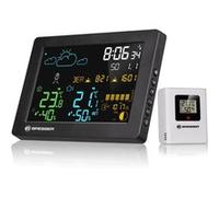 Station météo couleur Bresser MeteoTemp Baro HZ Noir Noir H