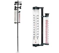 Station météo de jardin 4 en 1 - décorative et fonctionnelle