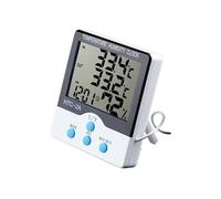 Station Météo Domestique Thermomètre Hygromètre Numérique LCD Température Humidité Mètre Réveil Avec Support Magnétique Moniteur Précis