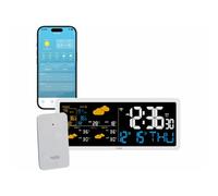Luminea Home Control Station météo connectée FWS-1205 avec capteur extérieur