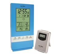 Station météo écran LCD complète bleue