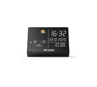 Nasa Gear Station météo enceinte Bluetooth WSP1300 – LCD 6,4'' Horloge/Calendrier Radio FM Noir