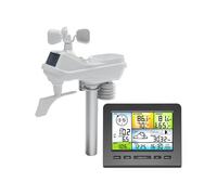 Station Météo Extérieure avec Capteur Wi-Fi, Prévisions Météo, Affichage Couleur, Température, Humidité, Anémomètre, Pluviomètre (UE)