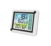 Station météo extérieure sans fil ℉/℃ Thermomètre Hygromètre avec 3 capteurs de prévision (Color : 16 X 13 X 35)