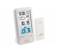 Station météo FWS-180 avec horloge radio-pilotée, baromètre et capteur extérieur [infactory]