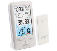 Station météo FWS-180 avec horloge radio-pilotée, baromètre et capteur extérieur [infactory]