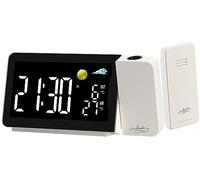 Station météo FWS-325.pro avec réveil à projection et capteur extérieur - coloris blanc [infactory]