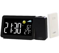 Station météo FWS-325.pro avec réveil à projection et capteur extérieur - coloris noir [infactory]