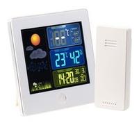 Station météo & horloge radio-pilotée avec capteur extérieur FWS-260 - Blanc Blanc G