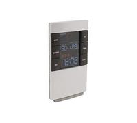Zenitech - Station Météo Intérieure - Écran Couleur Rétroéclairé - Prévisions 24h, Température/Humidité, Mémoire Mini/Maxi, Icône Confort, Histogramme - Pour Maison/Bureau - Gris