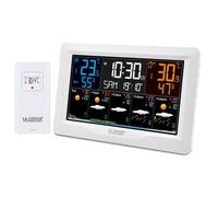 La Crosse Technology – Station météo SW403-WHI – J+4, connexion Wifi, écran coloré – Blanc